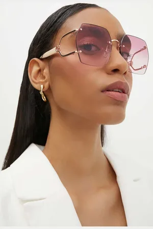 Gucci Okulary przeciwsłoneczne damskie kolor żółty