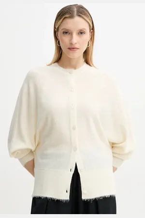 By Malene Birger Kardigan wełniany SAO damski kolor lekki 103337