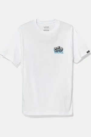 Vans T-shirt bawełniany dziecięcy Old Skool kolor wzorzysty VN000MKUWHT1