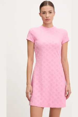 Guess Sukienka PEONY kolor mini prosta V5GK07 KCT02