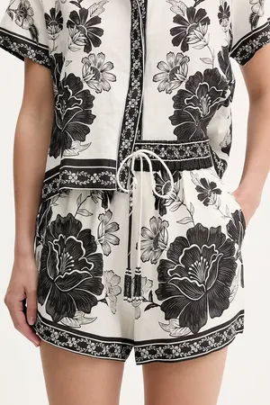 Farm Rio Szorty damskie kolor wzorzyste high waist 329302