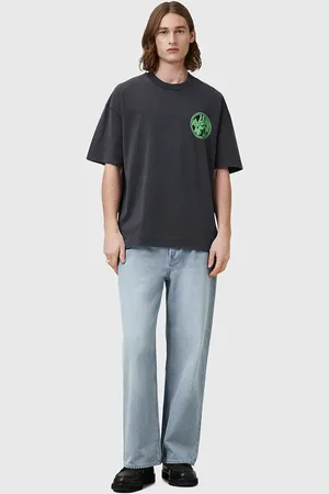 AllSaints T-shirt bawełniany DISTORTION męski kolor z nadrukiem M041PC