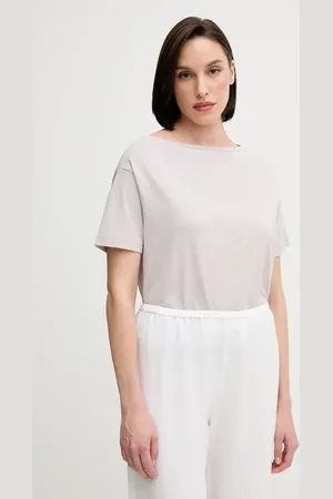 Sisley T-shirt bawełniany damski kolor 36W9L400N
