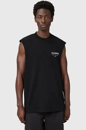 AllSaints Top bawełniany UNDERGROUND kolor M038PC