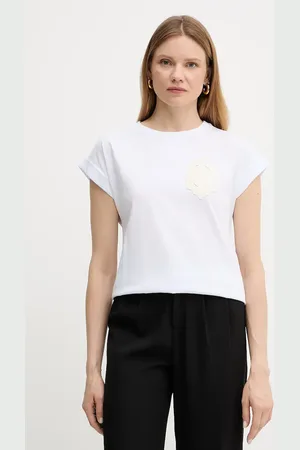 Twin-Set T-shirt bawełniany damski kolor 251TT2044