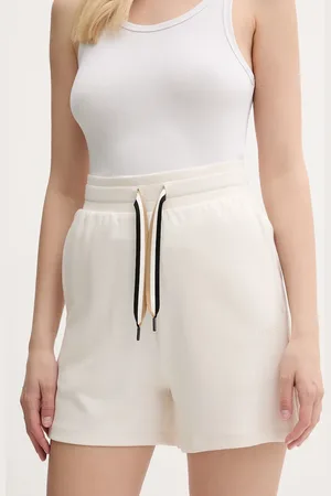 HUGO BOSS Szorty lounge damskie kolor gładkie medium waist 50539981