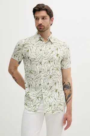 Guess Koszula RAYON męska kolor slim z kołnierzykiem klasycznym M5GH75 WD4Z2