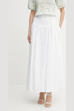 Bardot Spódnica bawełniana kolor maxi rozkloszowana 59863SB