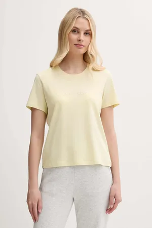 Calvin Klein T-shirt bawełniany lounge kolor 000QS7328E
