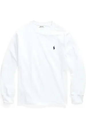 Ralph Lauren Bluza bawełniana dziecięca kolor gładka 323843804004