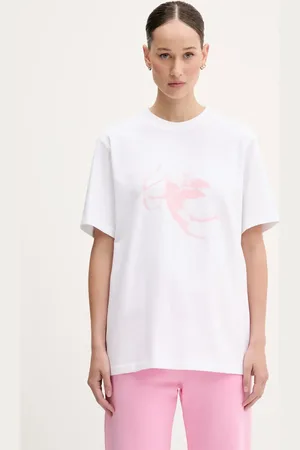 Fiorucci T-shirt bawełniany White Cupid Print Regular Fit T-Shirt damski kolor W02SMTSH323CJ01WH09