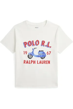 Ralph Lauren T-shirt bawełniany dziecięcy kolor z nadrukiem 322965889001