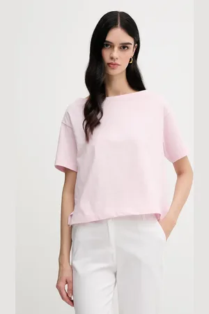 Sisley T-shirt bawełniany damski kolor 36W9L400N