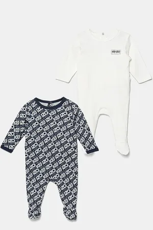 Kenzo śpioszki bawełniane niemowlęce 2-pack K60872