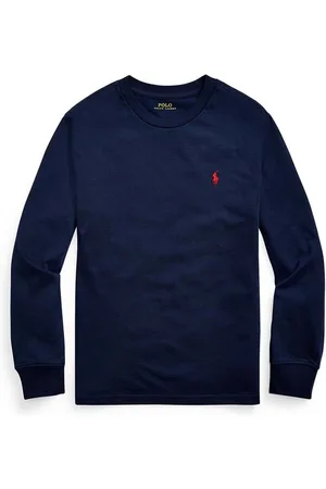 Ralph Lauren Bluza bawełniana dziecięca kolor gładka 323843804002