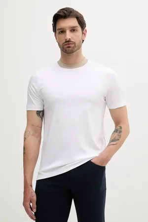 HUGO BOSS T-shirt bawełniany męski kolor gładki 50531793