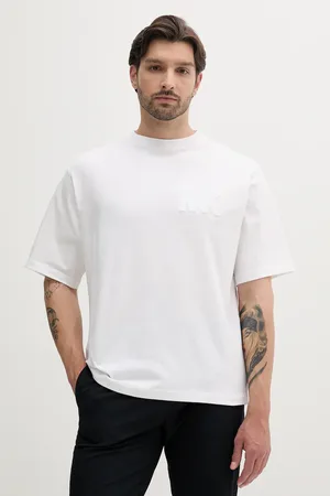 Michael Kors T-shirt bawełniany męski kolor gładki CS552HY1V2