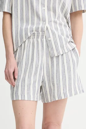 Samsøe Samsøe Szorty SAKAJA damskie kolor wzorzyste high waist F25200035
