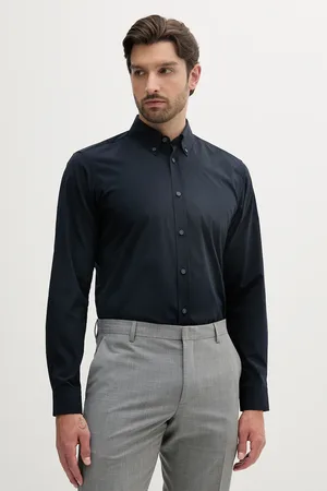 HUGO BOSS Koszula męska kolor regular z kołnierzykiem button-down 50539917