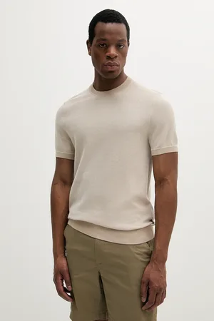 HUGO BOSS T-shirt męski kolor gładki 50537642