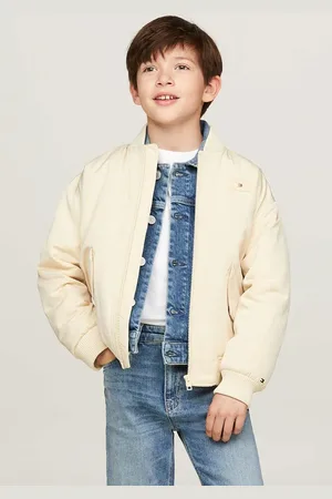 Tommy Hilfiger Kurtka bomber dziecięca kolor KB0KB09091