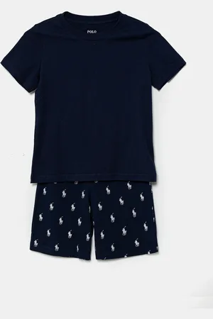Ralph Lauren Piżama bawełniana dziecięca kolor wzorzysta 9P0250