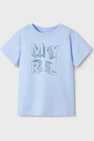 Mayoral T-shirt bawełniany dziecięcy kolor z nadrukiem 170