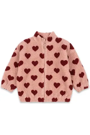 Konges Sløjd Kurtka bomber dziecięca JODY TEDDY JACKET GRS kolor KS102308