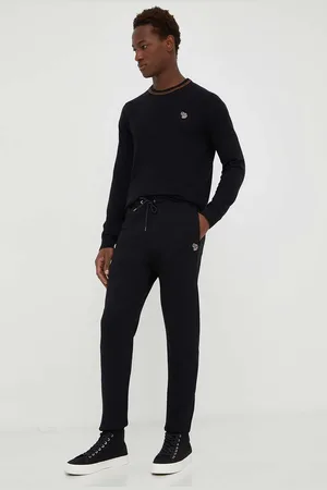 Paul Smith Spodnie dresowe bawełniane kolor gładkie M2R.482T.KZEBRA