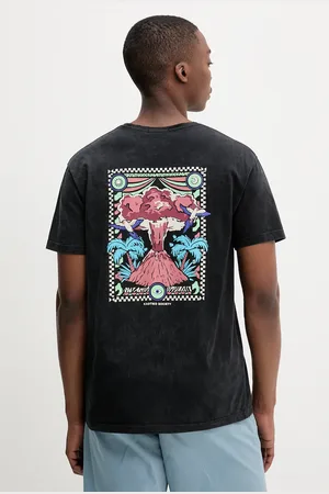 Kaotiko T-shirt bawełniany kolor z nadrukiem AQ042-01-G002
