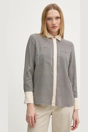 Barbour Koszula damska kolor regular z kołnierzykiem klasycznym LSH1627