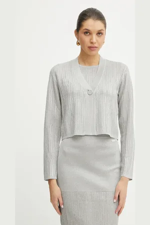 Armani Exchange Kardigan damski kolor lekki XW000110 AF11957