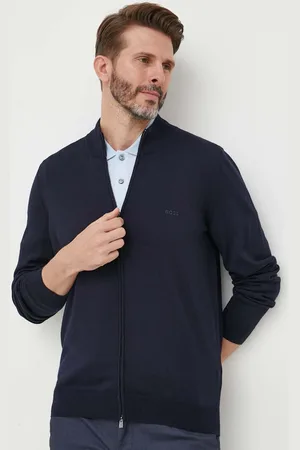 HUGO BOSS Kardigan wełniany kolor
