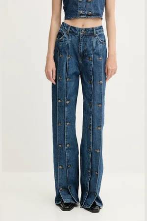 ROTATE Jeansy damskie high waist 1140731602