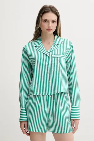 Ralph Lauren Piżama bawełniana kolor bawełniana