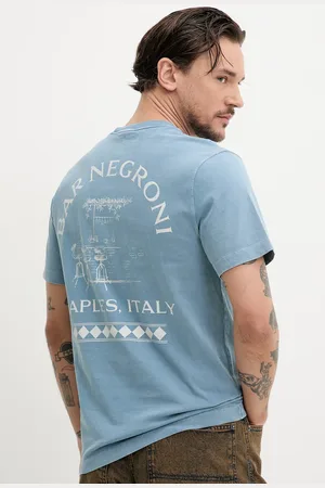 Abercrombie & Fitch T-shirt bawełniany męski kolor z nadrukiem KI123-5001