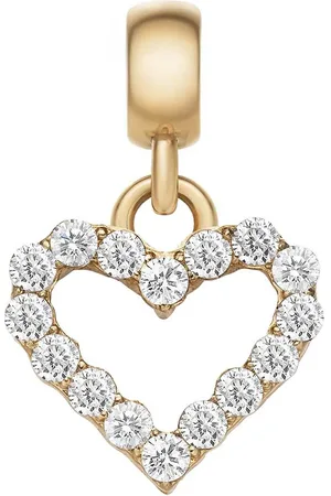 Daniel Wellington Zawieszka z kryształków Charm Heart White Crystal