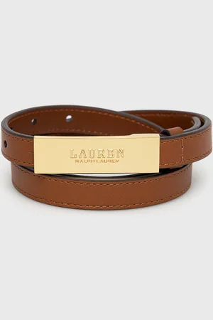 Ralph Lauren Pasek skórzany 412873090002 damski kolor