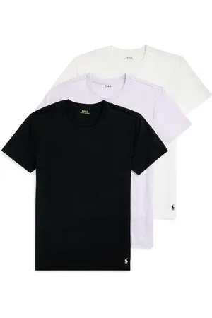 Ralph Lauren T-shirt bawełniany 3-pack męski kolor gładki 714830304