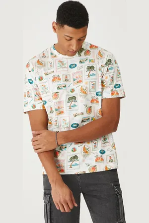 MEDICINE T-shirt bawełniany męski kolor wzorzysty