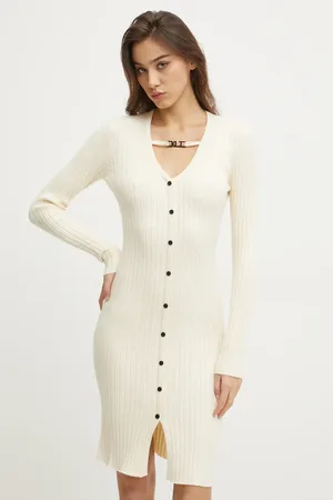 Karl Lagerfeld Sukienka kolor midi dopasowana A1W13039