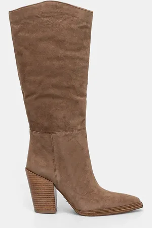 Steve Madden Kozaki zamszowe Bronty damskie kolor na słupku SM11003353