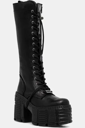 New Rock ブラック New Rock Obuwie Damskie | FASHIOLA.pl