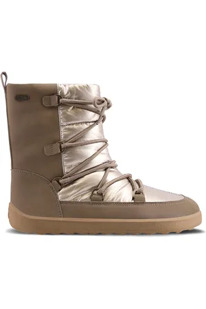 Be Lenka Zimowe buty barefoot Snowfox Woman - Champagne &