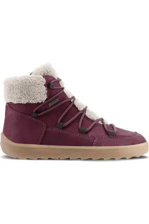 Be Lenka Zimowe buty barefoot Bliss - Burgundy Red