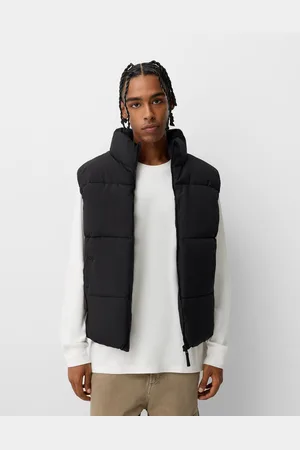 Bershka Pikowana Kamizelka Mężczyzna Xs