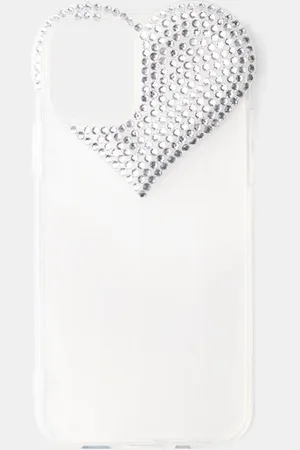 Bershka Etui Na Telefon Iphone Z Sercem Z Cyrkonii