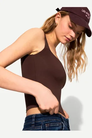 Bershka Bluzka Na Ramiączkach