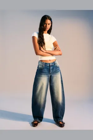 Bershka Jeansy Baggy Barrel