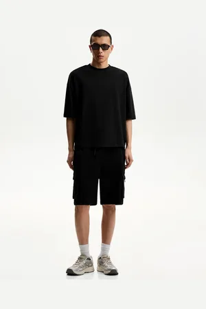 Bershka Bermudy - Joggersy W Stylu Cargo Mężczyzna Xs